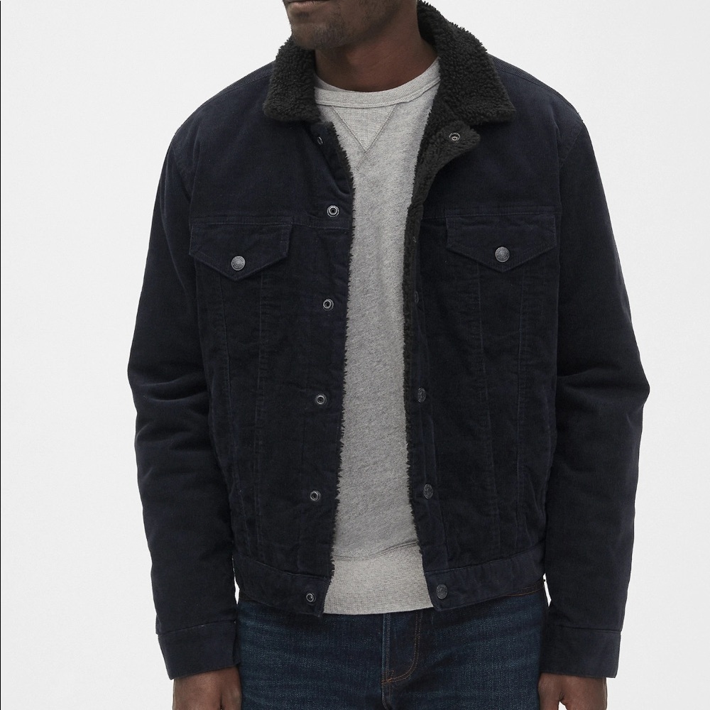 *SOLD*GAP Men’s Sherpa-Lined Icon Corduroy Jacket